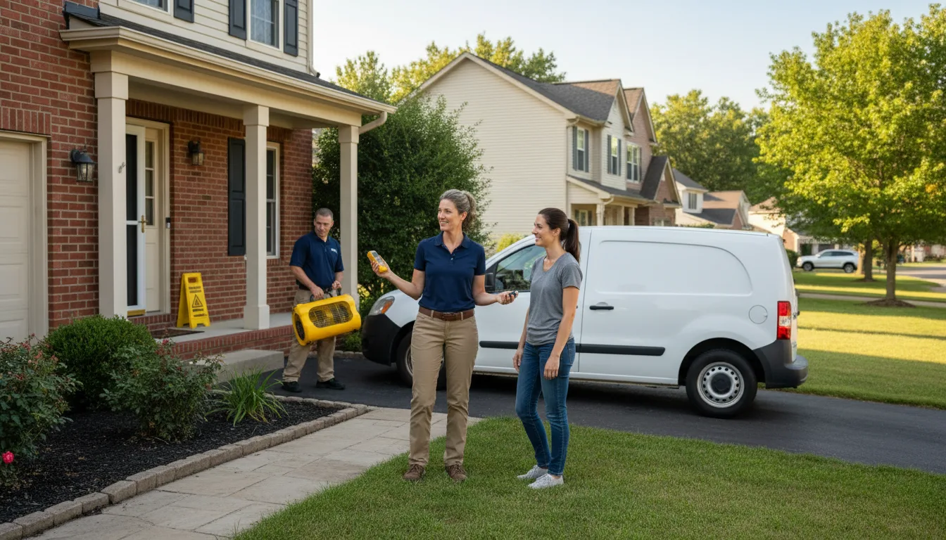 Residential water damage restoration in Adelphi, MD